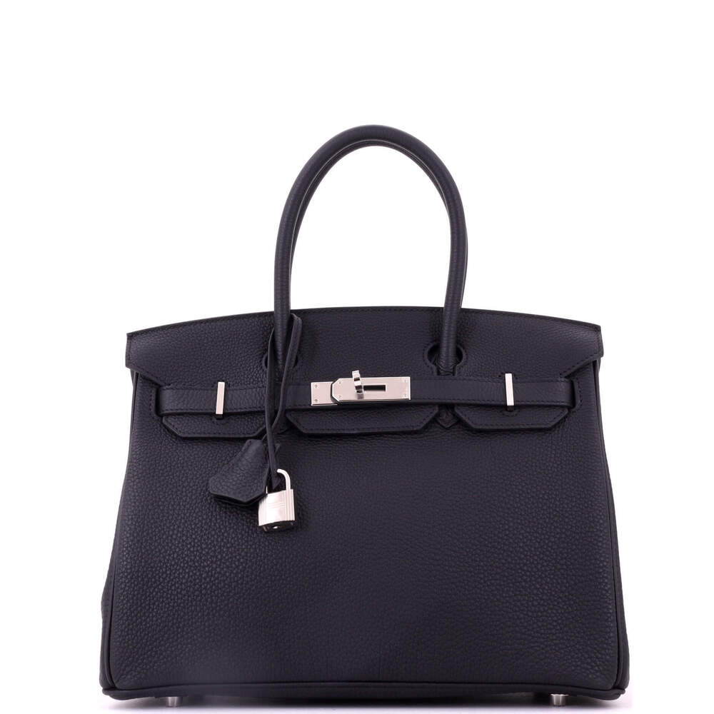 Hermes Birkin 30 Black Togo with Palladium Hardware